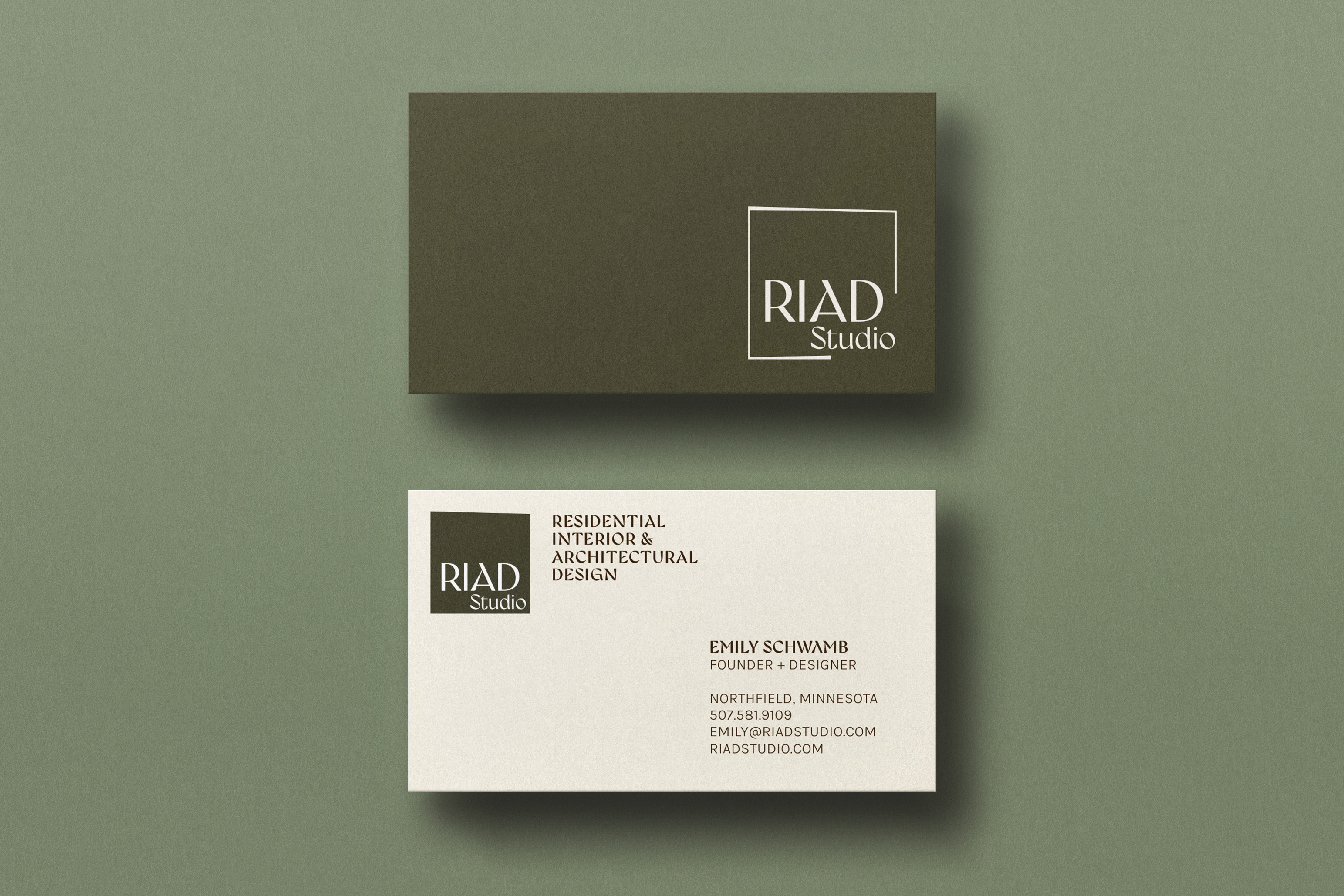 RIAD Studio business cards