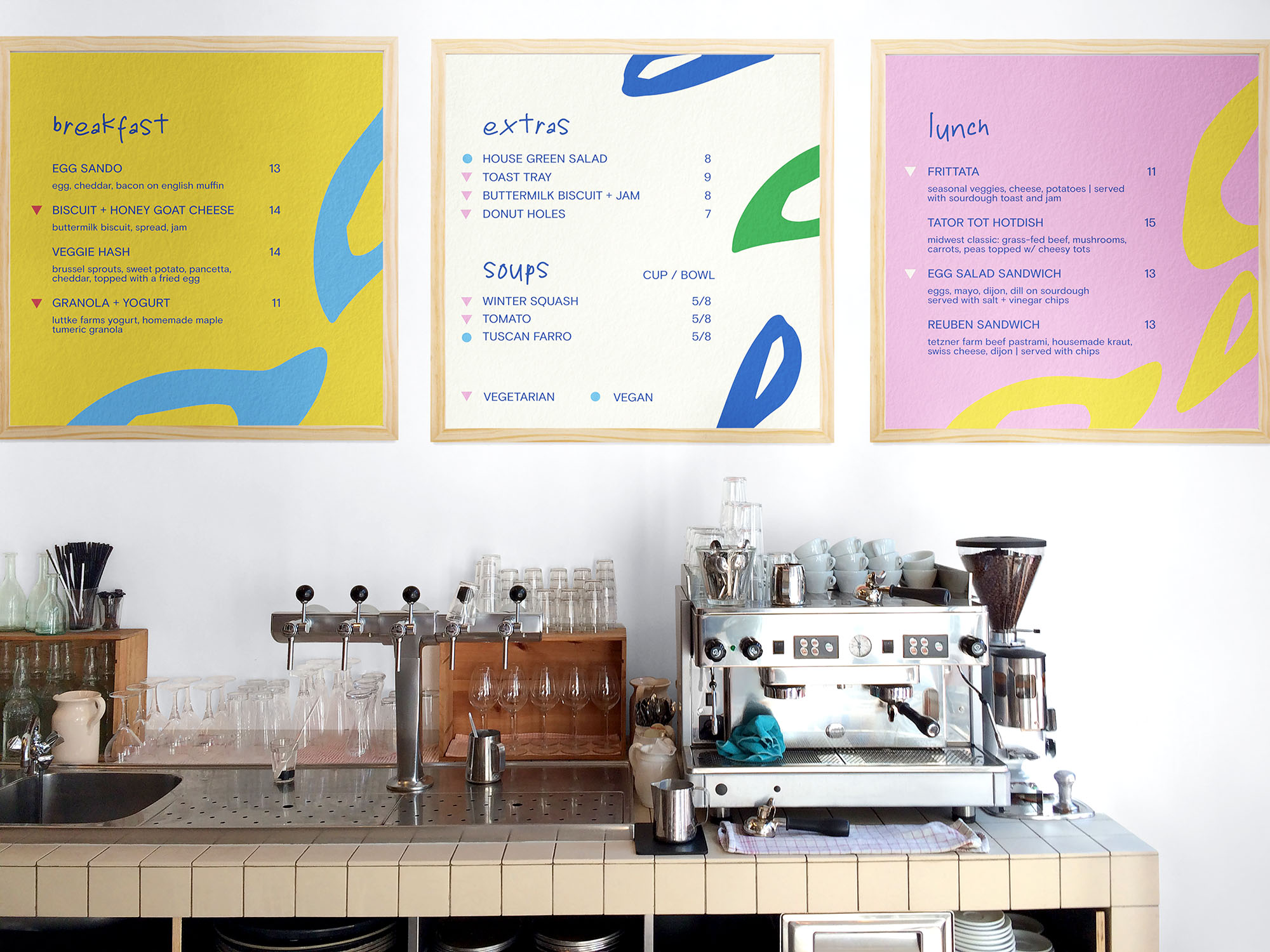 behind the counter menu mockup