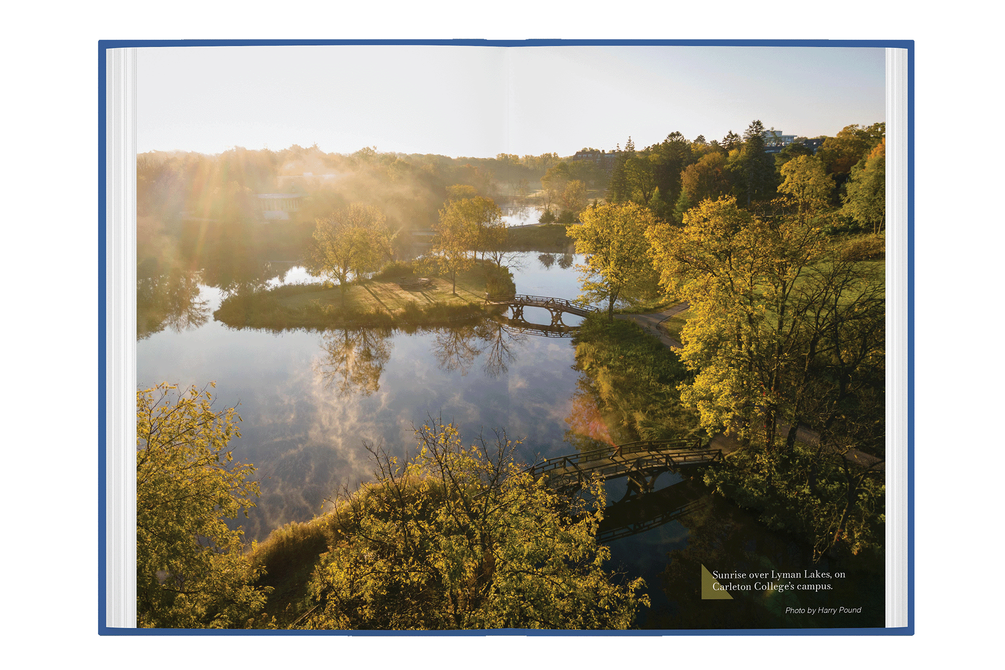 full image sample spread of rural travel guide