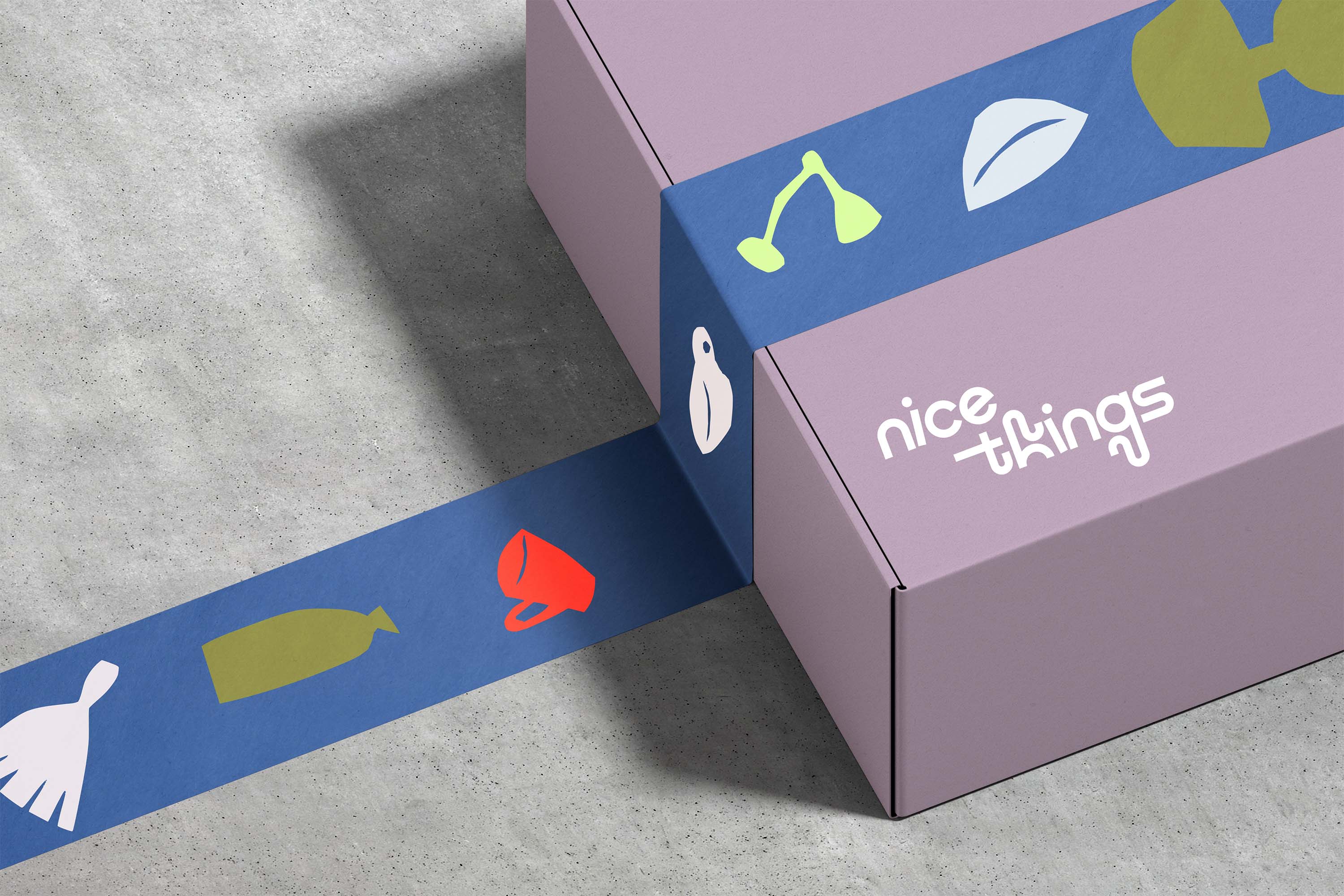 box with nice things branded tap