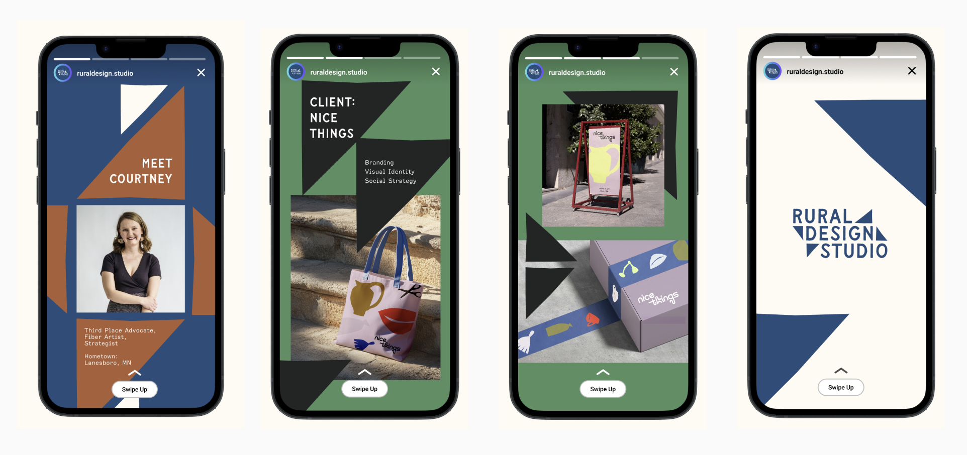 Instagram story mockups for RDS